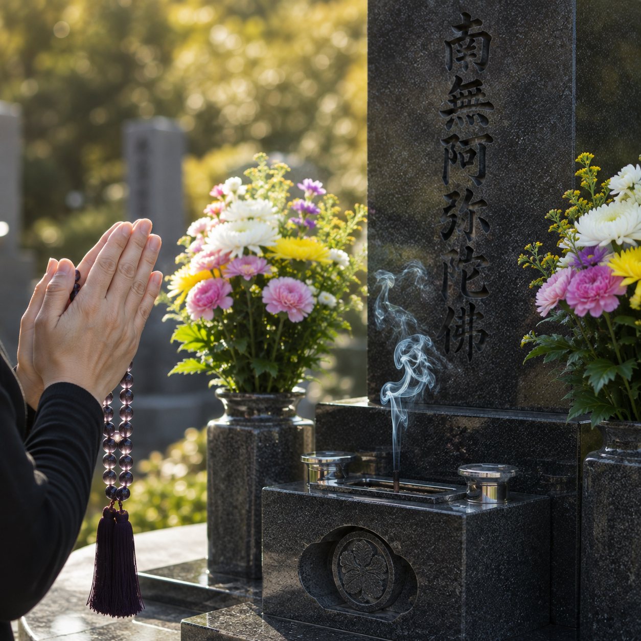 お参りの様子